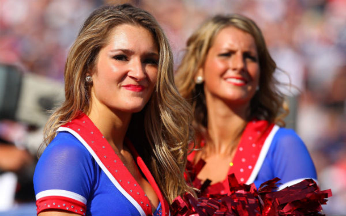 The NFL would not comment on lawsuits involving current and former cheerleaders, including one filed by some former members of the Buffalo Jills. (Tom Szczerbowski/Getty Images)